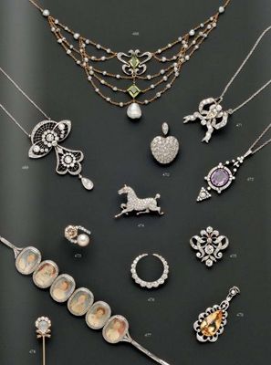 精美古董珠寶首飾 時光中的璀璨藝術